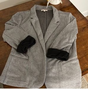 Gray Knit Jacket  |  Skies Are Blue